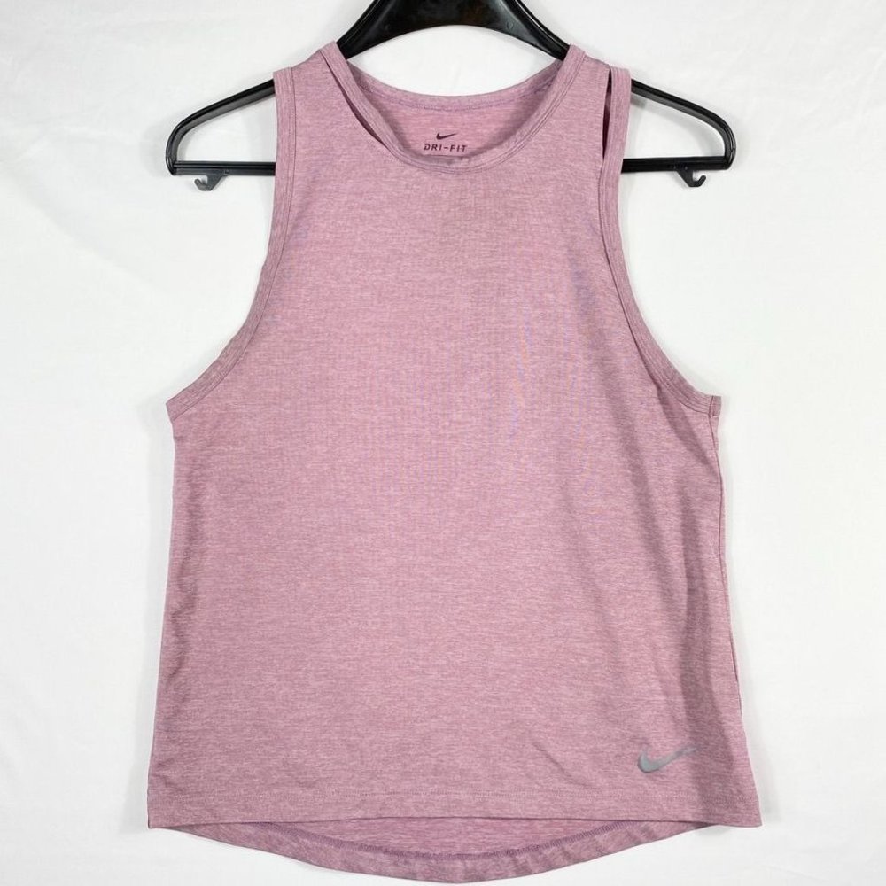 Nike Women's Dri Fit Sleeveless Cut out Size S Pink